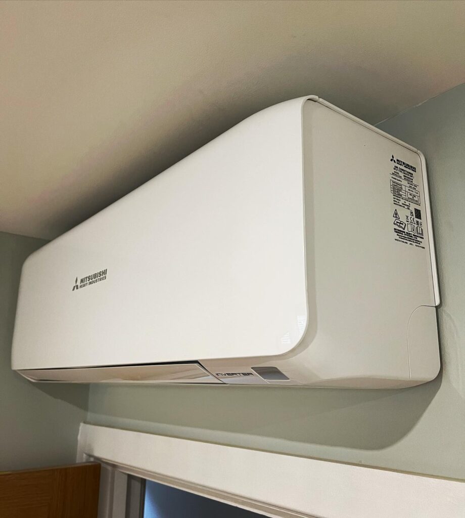 Mitsubishi multi Install with Wi-Fi Indoors .