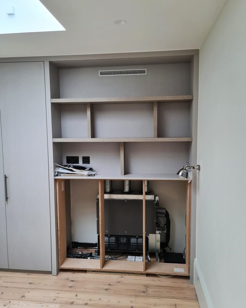 New Daikin VRF Install in progress x6 ducted units in Mayfair